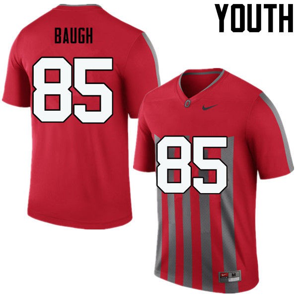 Ohio State Buckeyes #85 Marcus Baugh Youth Official Jersey Throwback